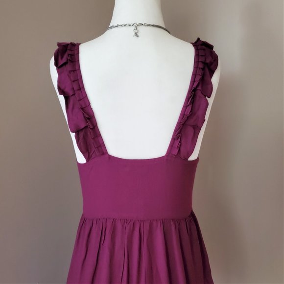 Urban Outfitters Kimchi Blue Purple Ruffle Sundress Size S NWT - Picture 10 of 16